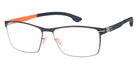 Ic! Berlin® Stuart L Large Blue Flame 57 Eyeglasses