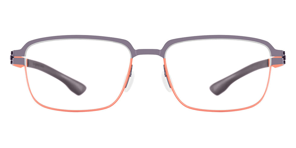 Ic! Berlin® Luan Aubergine/Flame Valley 53 Eyeglasses