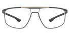 Ic! Berlin® AMG 08 Yellow Bridge-Gun-Metal 56 Eyeglasses