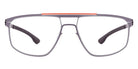 Ic! Berlin® AMG 08 Orange Bridge-Aubergine 56 Eyeglasses