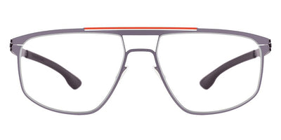 Ic! Berlin® AMG 08 Orange Bridge-Aubergine 56 Eyeglasses