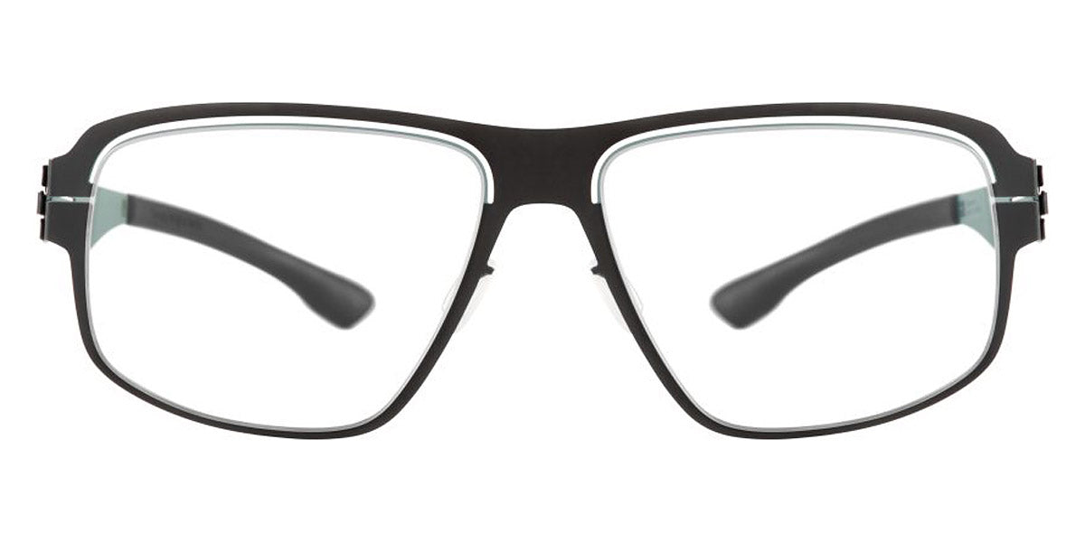 Ic! Berlin® AMG 09 Venice Green Brow-Black 55 Eyeglasses