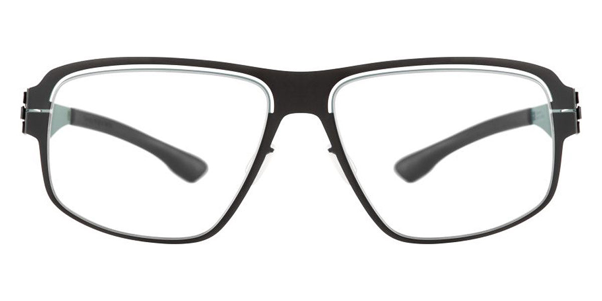 Ic! Berlin® AMG 09 Venice Green Brow-Black 55 Eyeglasses