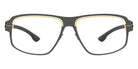 Ic! Berlin® AMG 09 Yellow Brow-Gun-Metal 55 Eyeglasses