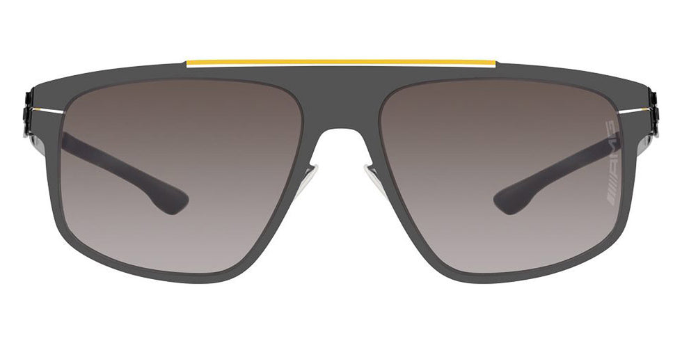 Ic! Berlin® AMG 11 Yellow Bridge-Gun-Metal 60 Sunglasses