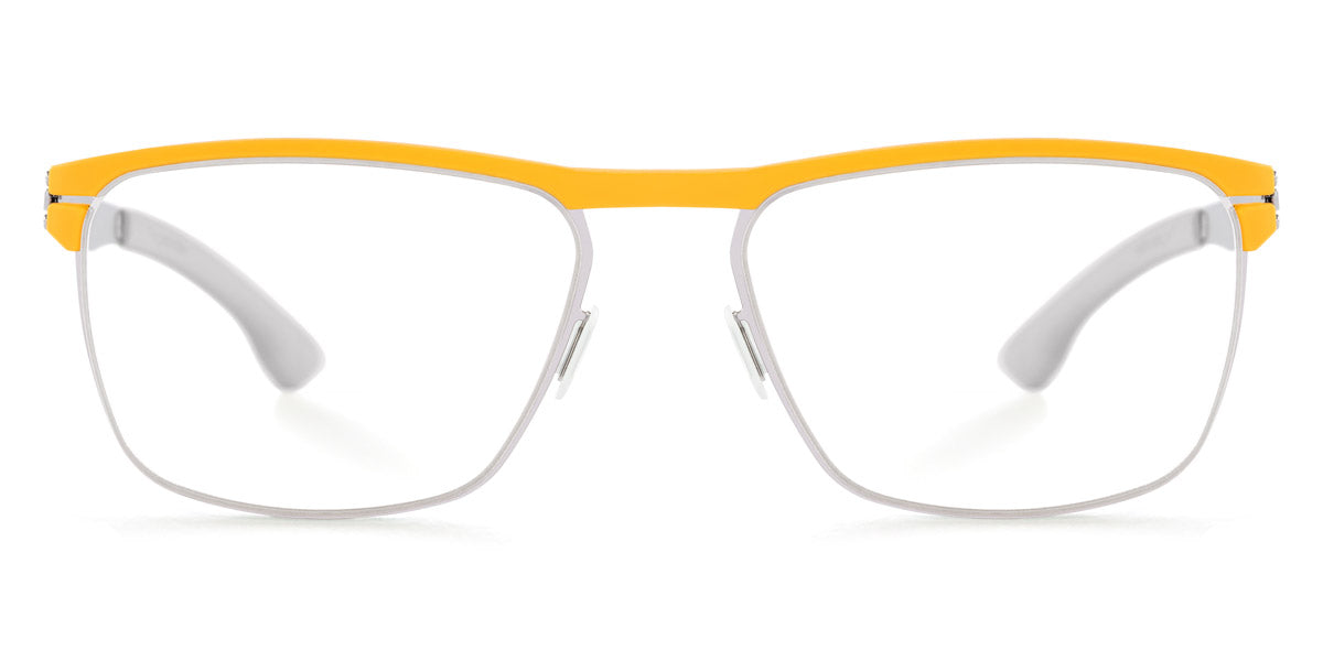 Ic! Berlin® Central Chrome-Yellow 55 Eyeglasses