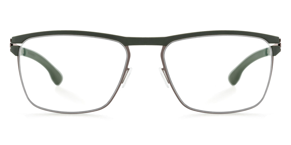 Ic! Berlin® Central Graphite-Dark-Green 55 Eyeglasses