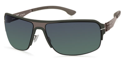 Ic! Berlin® Runway Graphite-Dark-Green 68 Sunglasses