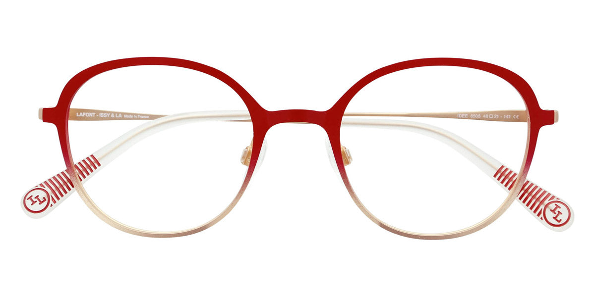 Lafont® IDEE LF IDEE 6508 48 - Red 6508 Eyeglasses
