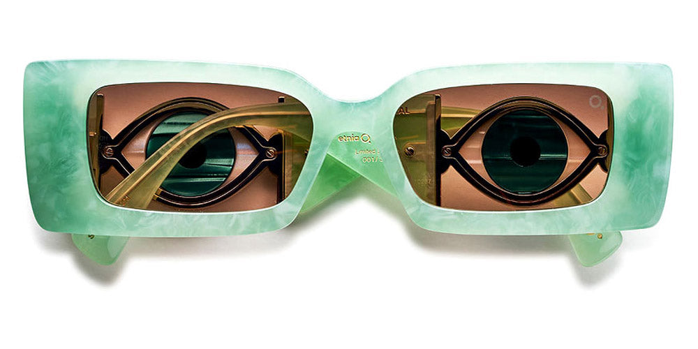 Etnia Barcelona® & Ignasi Monreal® OJO VOL.2 - Green/Gold Sunglasses