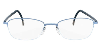 Silhouette® Illusion ILLUSION 4453 6074 - 6074 Metallic Blue Eyeglasses