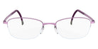 Silhouette® Illusion ILLUSION 4453 6075 - 6075 Metallic Violet Eyeglasses