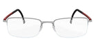 Silhouette® Illusion ILLUSION 5428 6060 - 6060 Ruthenium / Cohiba Brown Eyeglasses