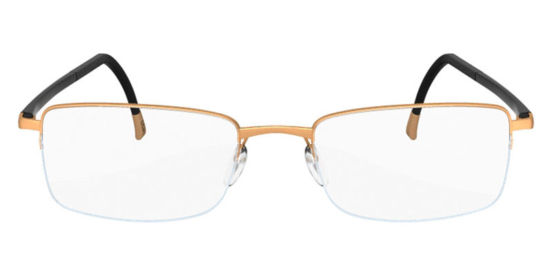 Silhouette® Illusion ILLUSION 5428 6071 - 6071 Satined Gold / Black Eyeglasses