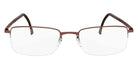 Silhouette® Illusion ILLUSION 5428 6077 - 6077 Satined Brown Eyeglasses