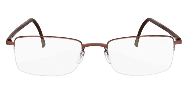 Silhouette® Illusion ILLUSION 5428 6077 - 6077 Satined Brown Eyeglasses
