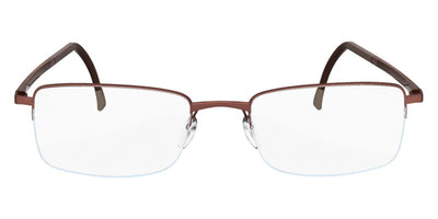 Silhouette® Illusion ILLUSION 5428 6077 - 6077 Satined Brown Eyeglasses
