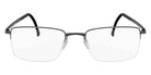 Silhouette® Illusion ILLUSION 5457 6060 - 6060 Ruthenium / Cohiba Brown Eyeglasses