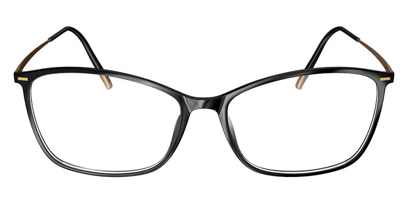 Silhouette® Illusion Lite ILLUSION LITE 1598 9030 - 7530 Black Cotton Eyeglasses
