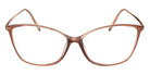 Silhouette® Illusion Lite ILLUSION LITE 1607 6230 - 7530 Balanced Toffee Eyeglasses