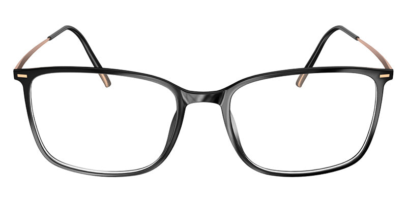Silhouette® Illusion Lite ILLUSION LITE 2932 9030 - 7530 Black Cotton Eyeglasses