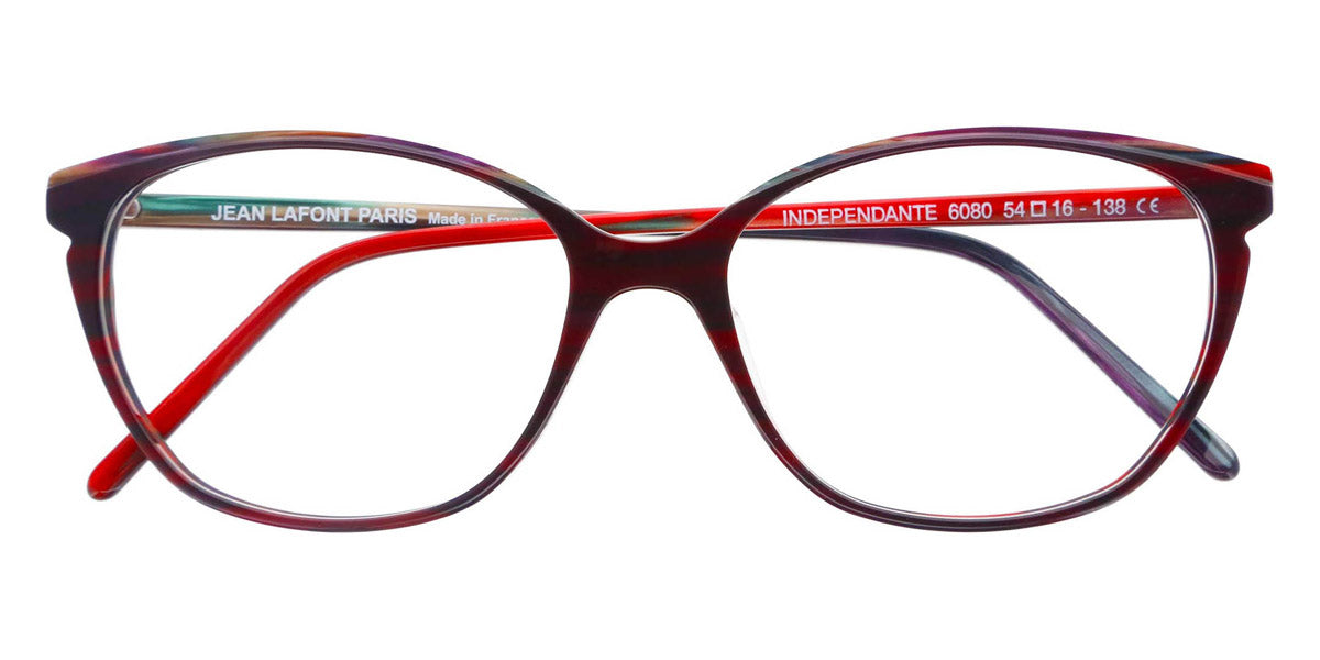 Lafont® INDEPENDANTE LF INDEPENDANTE 6080 54 - Red 6080 Eyeglasses