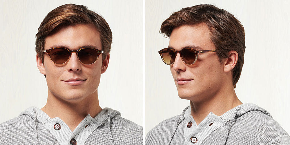 SALT.® JEFFERSON SAL JEFFERSON 003 51 - White Oak/CR39 Brown Gradient Lens Sunglasses