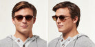 SALT.® JEFFERSON SAL JEFFERSON 003 51 - White Oak/CR39 Brown Gradient Lens Sunglasses