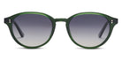 SALT.® JEFFERSON SAL JEFFERSON 004 51 - Evergreen/Polarized CR39 Grey Gradient Lens Sunglasses