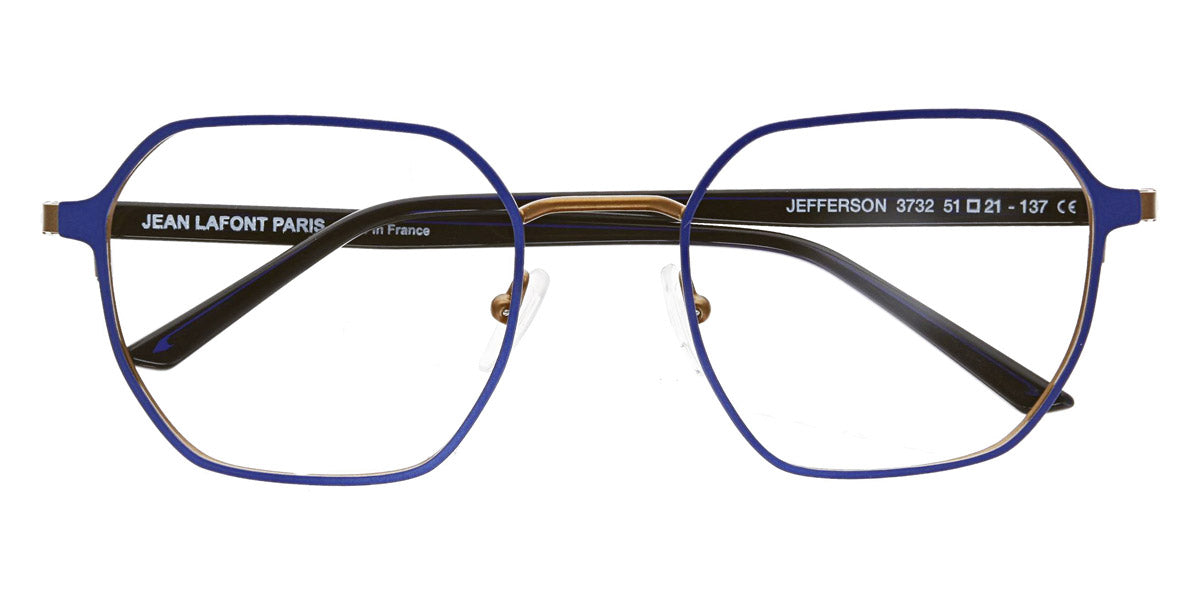 Lafont® JEFFERSON LF JEFFERSON 3732 51 - Blue 3732 Eyeglasses