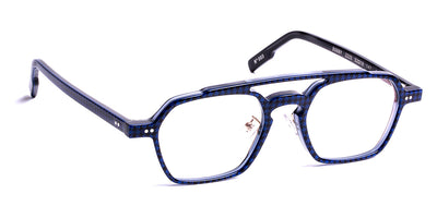 J.F. Rey® Bobby JFR Bobby 2225 52 - 2225 Blue Houndstooth Eyeglasses