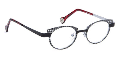 J.F. Rey® Abby JFR Abby 0013 45 - 0013 Black/Silver Eyeglasses
