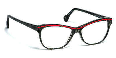 J.F. Rey® Acajou JFR Acajou 0030 54 - 0030 Black/Red Eyeglasses