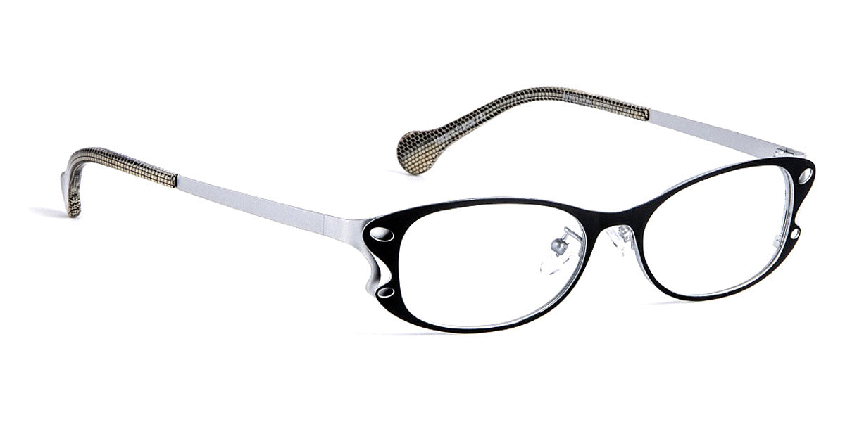J.F. Rey® Awaya JFR Awaya 0013 53 - 0013 Black/Silver Eyeglasses
