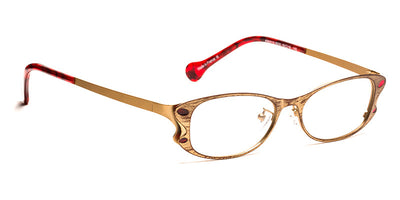 J.F. Rey® Awaya JFR Awaya 9530 53 - 9530 Brown Gold Brushed/Red Eyeglasses