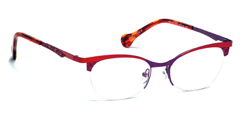J.F. Rey® Brook JFR Brook 3070 51 - 3070 Red/Purple Eyeglasses