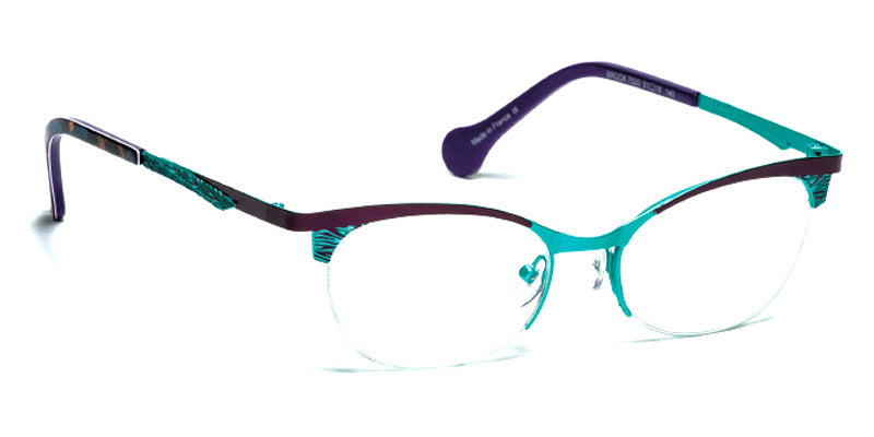 J.F. Rey® Brook JFR Brook 7520 51 - 7520 Plum/Turquoise Eyeglasses
