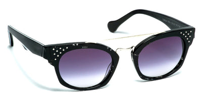 J.F. Rey® Cadix JFR Cadix 0001 50 - 0001 Black/White with Silver Pins Sunglasses