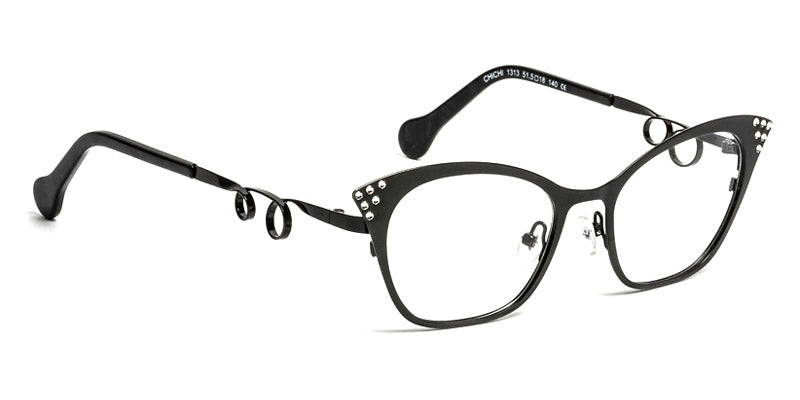 J.F. Rey® Chichi JFR Chichi 1313 51.5 - 1313 Brushed Silver/Stones Eyeglasses