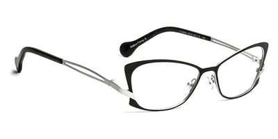 J.F. Rey® Corail JFR Corail 0013 53 - 0013 Black/Shiny Silver Eyeglasses