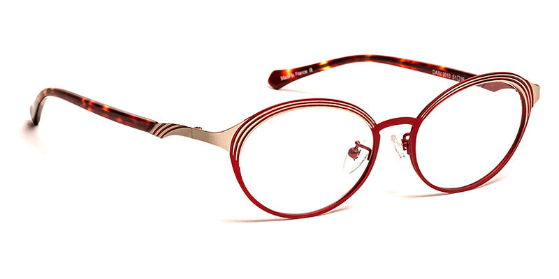 J.F. Rey® Daim JFR Daim 3013 51 - 3013 Red/Silver Eyeglasses