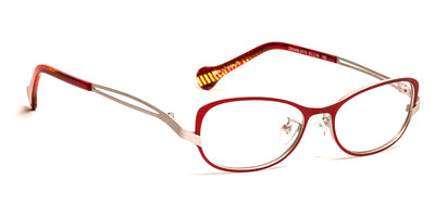 J.F. Rey® Denim JFR Denim 3010 51 - 3010 Red/Silver Eyeglasses