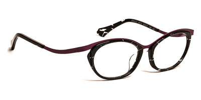 J.F. Rey® Disco JFR Disco 0070 52 - 0070 Black Laces/Plum Eyeglasses