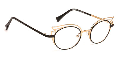J.F. Rey® Dyam JFR Dyam 0055 47 - 0055 Black/Shiny Gold Eyeglasses