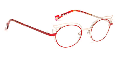 J.F. Rey® Dyam JFR Dyam 3013 47 - 3013 Red/Silver Eyeglasses