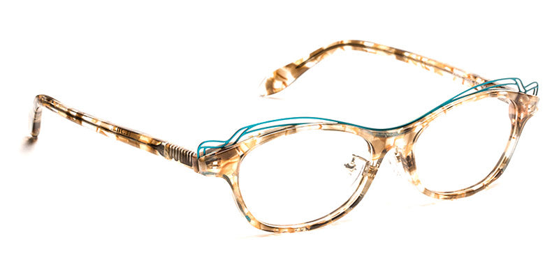 J.F. Rey® Epice JFR Epice 9025 51 - 9025 Brown Lace/Turquoise Eyeglasses