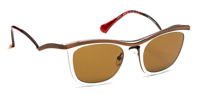 J.F. Rey® Esprit JFR Esprit 9090 51 - 9090 Smoked Iced Mask/Brown/Gold Brushed Sunglasses