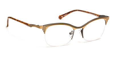 J.F. Rey® Etoile JFR Etoile 0055 49 - 0055 Black/Gold Eyeglasses