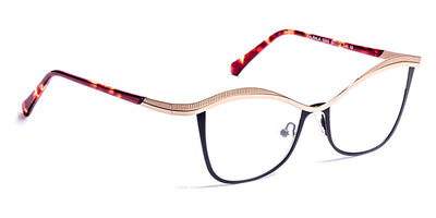 J.F. Rey® Falbala JFR Falbala 5500 50 - 5500 Shiny Gold/Black Eyeglasses