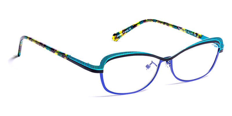 J.F. Rey® Falko JFR Falko 0020 52 - 0020 Black/Turquoise/Blue Eyeglasses